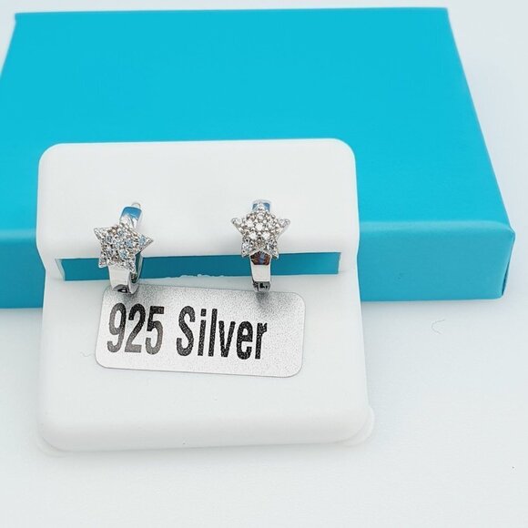 "925 Sterling Silver CZ Beautiful Earrings for Women, 1USPAR4271 - Picture 3 of 11